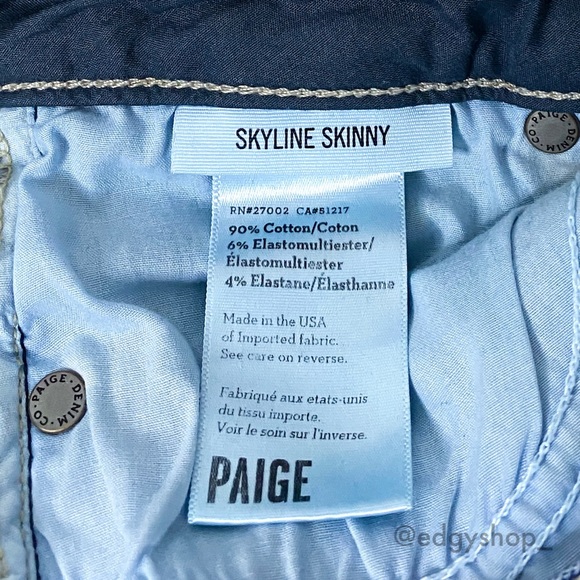 Paige | Skyline Skinny Jeans Nordstrom - Picture 6 of 8
